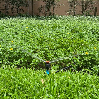 360° Rotating Sprinkler - High Pressure, High/Low Angle for Lawn Garden