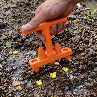 Garden Hole Punch Seeder Tool Manual Seed Planting Dibber
