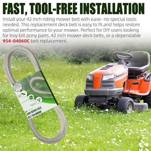TonGass 42" Lawn Mower Deck Belt Compatible with MTD Troy Bilt Mower
