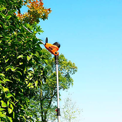 GARCARE Electric Hedge Trimmer Corded with Extension Pole 18 Inch Blade - size: Pole Hedge Trimmer
