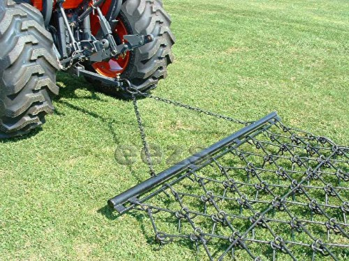 6'4" x 3' Multi Action Drag Chain Harrow - Overall 6' Long - 1/2" Dia - size: 6' 4" W x 3' L, 1/2" Dia
