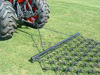 6'4" x 3' Multi Action Drag Chain Harrow - Overall 6' Long - 1/2" Dia - size: 6' 4" W x 3' L, 1/2" Dia