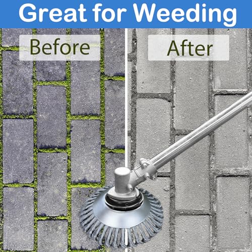 8 Inch Unbreakable Wired Trimmer Blade, Steel Wire Trimmer Head - size: 8 inch