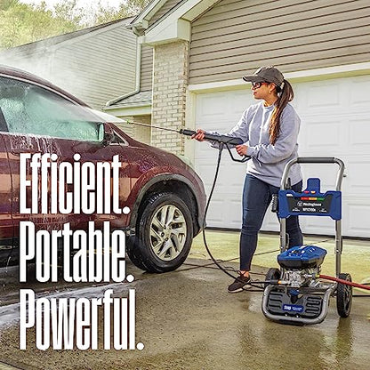Westinghouse WPX2700e Electric Pressure Washer, 2700 Max PSI and 1.76 Max GPM, Induction Motor, Onboard Soap Tank, Spray Gun and Wand, 5 Nozzle Set, for Cars/Fences/Driveways/Homes/Patios/Furniture - style: 2700 Max PSI