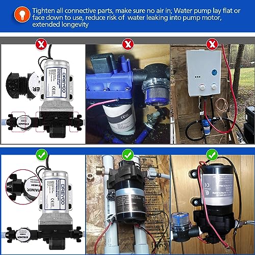 Water Pressure Booster Pump 110V 5.5GPM 70PSI Self Priming Water Pump - color: Silver, size: Medium