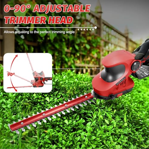 2-in-1 Grass Bush Hedge Trimmer for Milwaukee M18 Tool Only