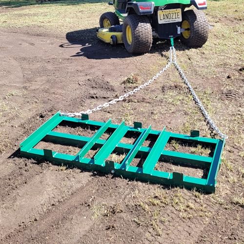 Drag Harrow 4 FT, Tow Behind Driveway Grader - Landzie - style: 4' Level
