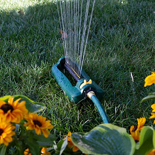 Melnor Turbo Oscillating Sprinkler, 2800 Sq Ft: Range Adjustable - style: 2,800 sq. ft.