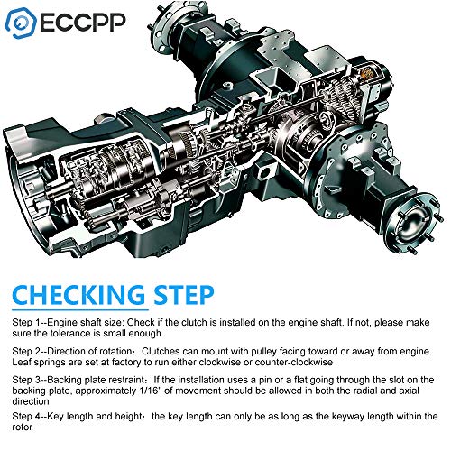 ECCPP Electric PTO Clutch for John Deere: GY20108, for Warner: 5219-20