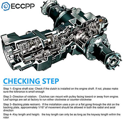 ECCPP Electric PTO Clutch for John Deere: GY20108, for Warner: 5219-20
