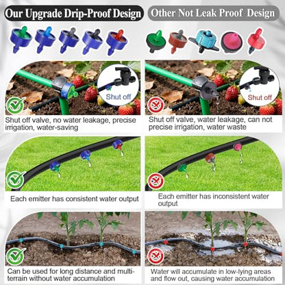 30Pcs 1 GPH Drippers Pressure Compensating Irrigation Emitters - color: 30 PCS 1GPH