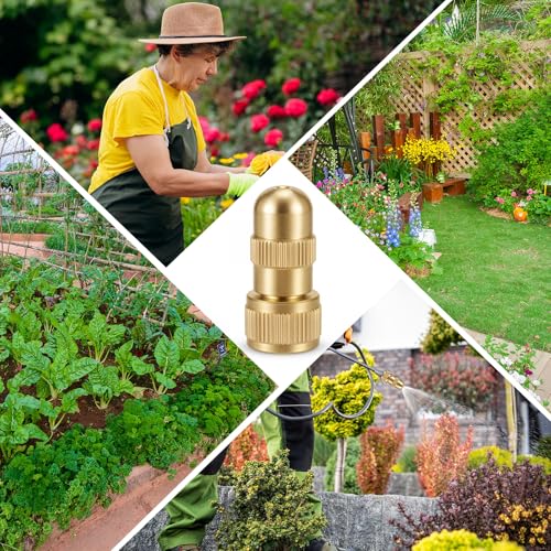 LEIFIDE 2 Pack Brass Adjustable Cone Nozzle Compatible with 6-6000 Sprayers