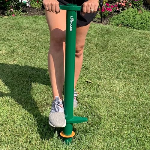 Landzie Grass Plugger Tool, Manual Sod Cutter & Bulb Planter