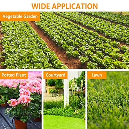 Drip Irrigation Fittings Kit for 1/4 Inch Tubing, 260 Pcs 1/4" Drip Line Barbed Connectors - 85 Couplings, 55 Tees, 10 Nozzles, 10 Nozzle Tees, 25 Single barbs, 25 Elbows, 25 Plugs, 25 Crosses - size: 4/7mm Drip Fittings Set-260P