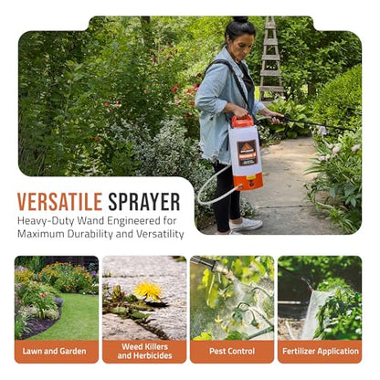 PetraTools HD2000-S 2 Gallon Battery Powered Garden Sprayer, 2 Hour Runtime - size: 2 Gallon Standard