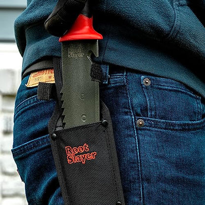 Root Slayer 17211 Soil Knife with Holster, Red - style: Soil Knife w/Holster