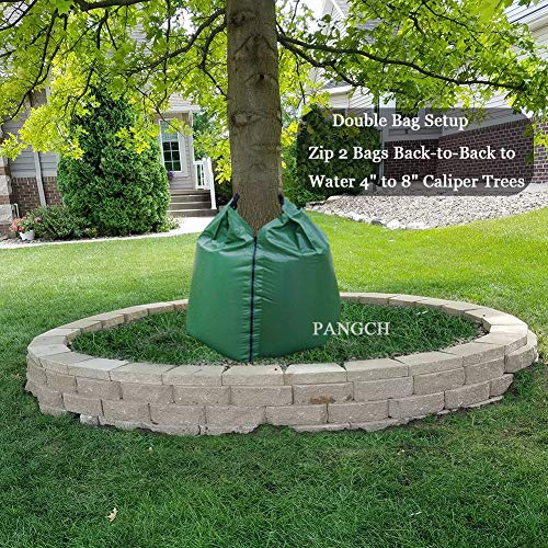 20 Gallon Slow Release Tree Watering Bag - Drip Irrigation Bag for Newly Planted or Established Trees (1 Pack) - size: 1 pack