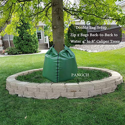 20 Gallon Slow Release Tree Watering Bag - Drip Irrigation Bag for Newly Planted or Established Trees (1 Pack) - size: 1 pack