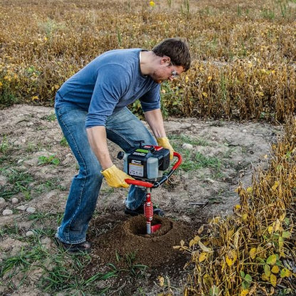 EARTHQUAKE E43 1-Person Earth Auger Powerhead with 43cc 2-Cycle Viper Engine