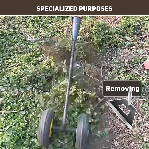Manual Rolling Garden Hoe Head, Multi-Functional Cultivator and Soil Loosener