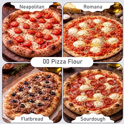 Great River Milling Organic 00 Pizza Flour, Neapolitan Style, 2 lb - size: 2 LB