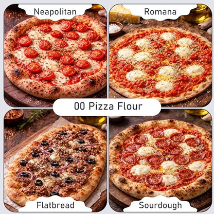 Great River Milling Organic 00 Pizza Flour, Neapolitan Style, 2 lb - size: 2 LB