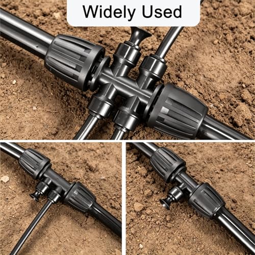 1/4 Inch Drip Irrigation System End Closure Parts, Quick Connect End Plugs Compatible with Tee Connectors, Water‑Saving Irrigation Accessories - size: 30PC-9