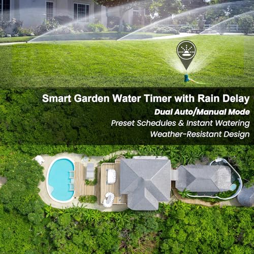 Water Timer for Outdoor Garden Hose, Sprinkler Timer for Garden - style: 1 Brass Outlet