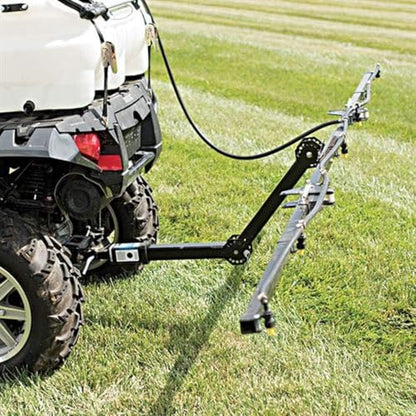 7 Nozzle Boom Sprayer Kit for UTS Hitch Mount with 140 inch Coverage, Quick Attack System, 2 Inch Reciever, Universal Components, Heavy Duty Construction