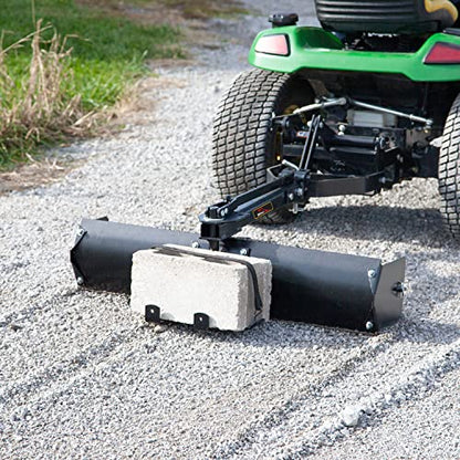 Brinly Sleeve Hitch Tow Behind Box Scraper, 38" - size: 38 Inch