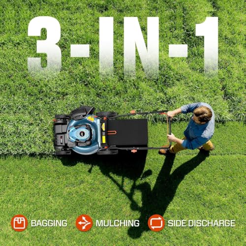 SENIX 21 in Self Propelled Gas Lawn Mower, 6 Cutting Height Adjustment - size: 21 Inch