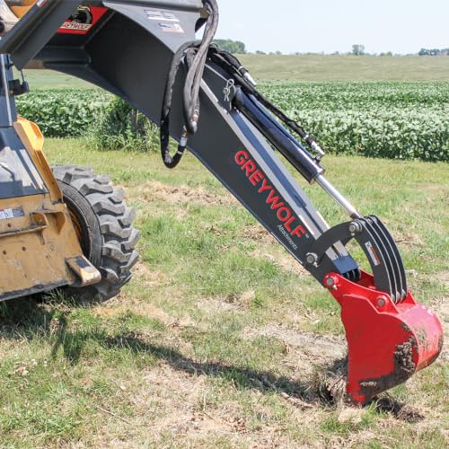 GreyWolf Skid Steer Backhoe Attachment - Made in USA - Free Freight