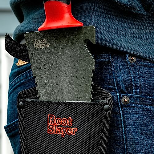 Root Slayer 17011 Garden Trowel with Holster, Red - style: Trowel w/Holster