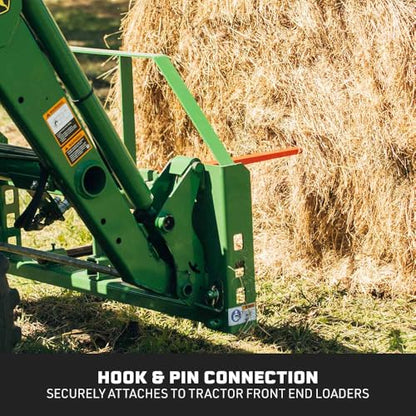 Titan Attachments Standard Series Pallet Fork Frame (43" Main Spear + 17.5" Stabilizers) - size: 43" Main Spear + 17.5" Stabilizers