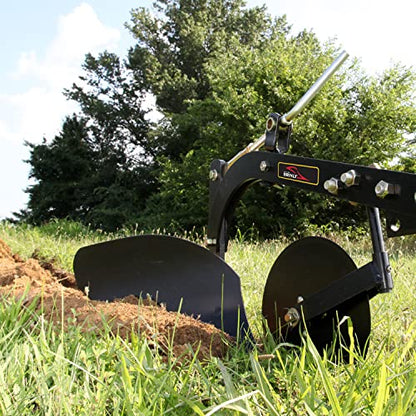 Brinly PP-510 Sleeve Hitch Tow Behind Moldboard Plow, 10" - Flat Black - color: Flat Black