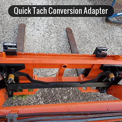 Universal Skid Steer Quick Attach Conversion Attach Adapter Latch Box