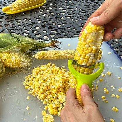 R&M Corn Stripper, Corn Peeler with Stainless Steel Blade. Quickly and Easily Remove Corn from the Cob