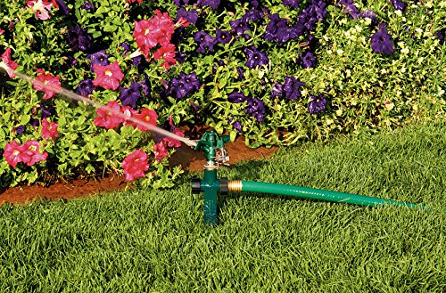 Orbit Zinc Impact Sprinkler on Metal Step Spike, 2-Pack, Green - 56351N - style: 2-Pack