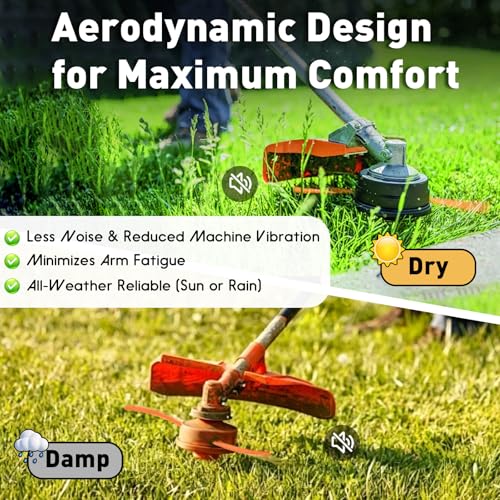 40Pcs Walk Behind String Trimmer Line .155" x 18.5", Pre-Cut Trimmer Line