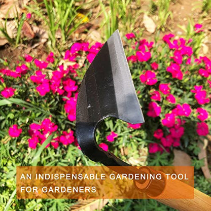 Grass Sickle Hoe Gardening Handheld Tool Weeding Tools for Garden (Yellow) - color: Yellow