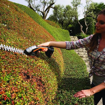 WORX Cordless Grass Shear & Shrub Trimmer, 20V 4" + 8" Bush Trimmer, WG801 - style: 8" 20V Shrubber Trimmer w/(1)2.0Ah Battery