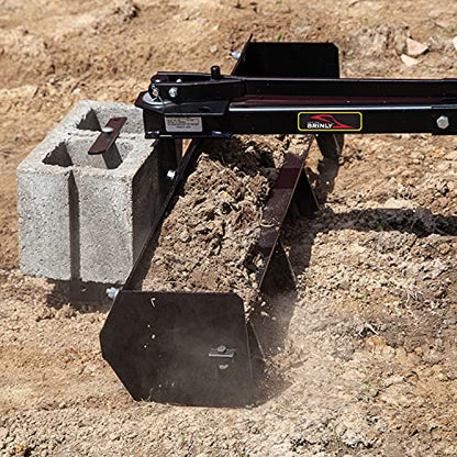 Brinly Sleeve Hitch Tow Behind Box Scraper, 38" - size: 38 Inch