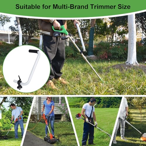 Upgraded Weed Eater Handle, Ergonomic String Trimmer Handle Grip - color: White