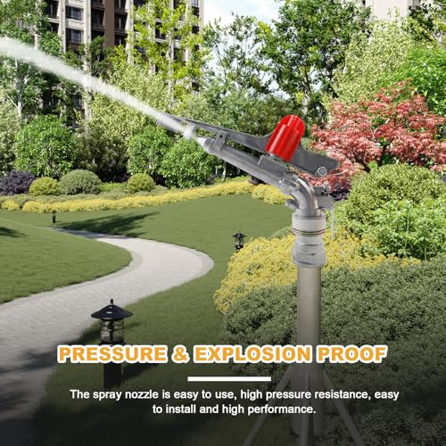 2" Agriculture Farm Irrigation Sprinkler 360° Rotary Pack of 2 - size: 2 Inch 2PCS
