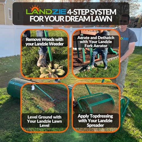 Drag Harrow 8 FT, Tow Behind Driveway Grader - Landzie - style: 8' Level