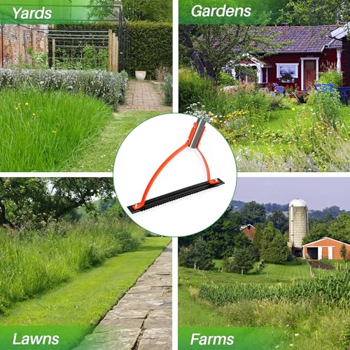 Walensee 41in Double-Edged Scythe, Weed Cutter for Cutting Weeds & Grass - size: 41"