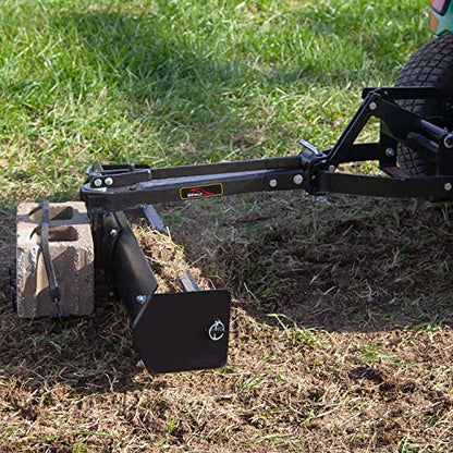 Brinly Sleeve Hitch Tow Behind Box Scraper, 38" - size: 38 Inch