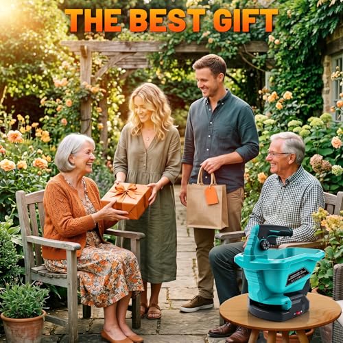 Fertilizer Spreader, Electric Handheld Grass Seed Spreaders for Lawns