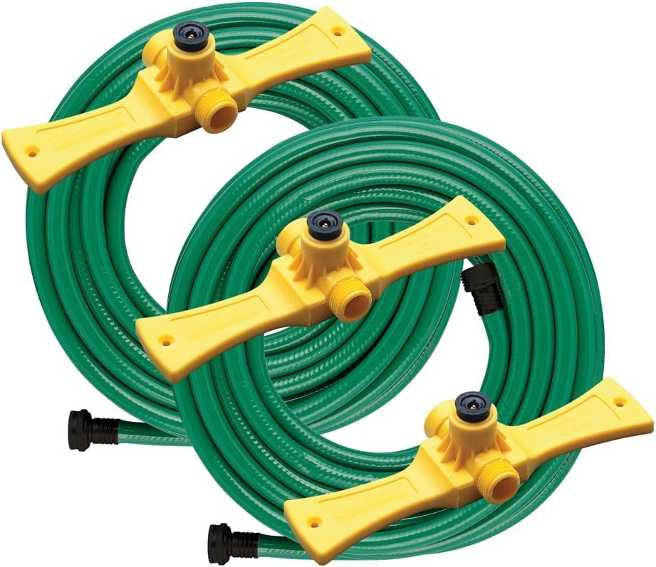 Orbit 58092N Port-A-Rain Hose Watering Sprinkler System, Green (3-Pack) - size: 3-Pack