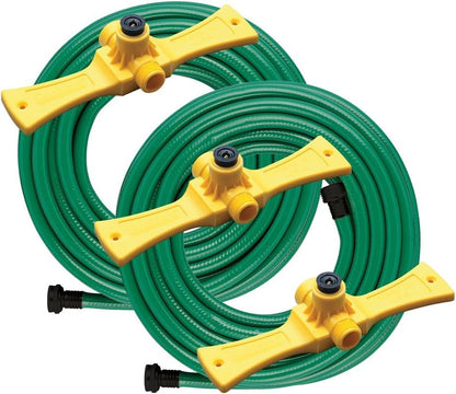 Orbit 58092N Port-A-Rain Hose Watering Sprinkler System, Green (3-Pack) - size: 3-Pack